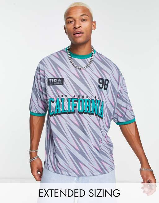 Odd Future Teal & Purple Baseball Jersey