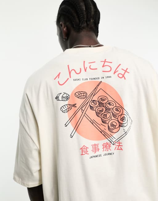 T store shirt sushi