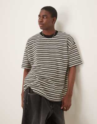 Asos Design Oversized T-shirt In Neutral