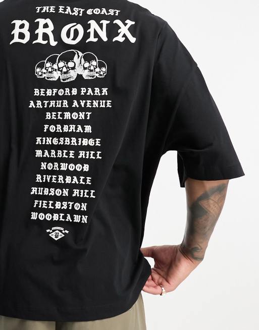 black oversized t shirt back