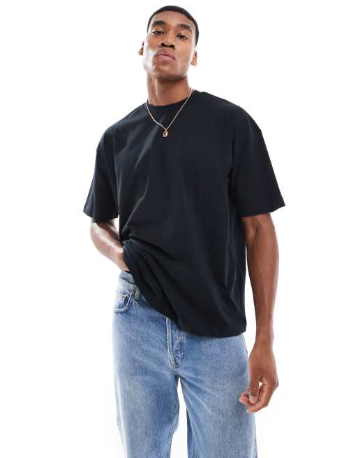 ASOS DESIGN oversized t-shirt in black with car back print, 2 of 4