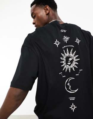 Black tshirt on man for design containing black, shirt, and man