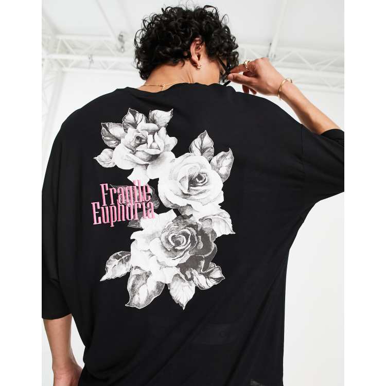 通常価格 エイソス ASOS DESIGN oversized t-shirt in black with