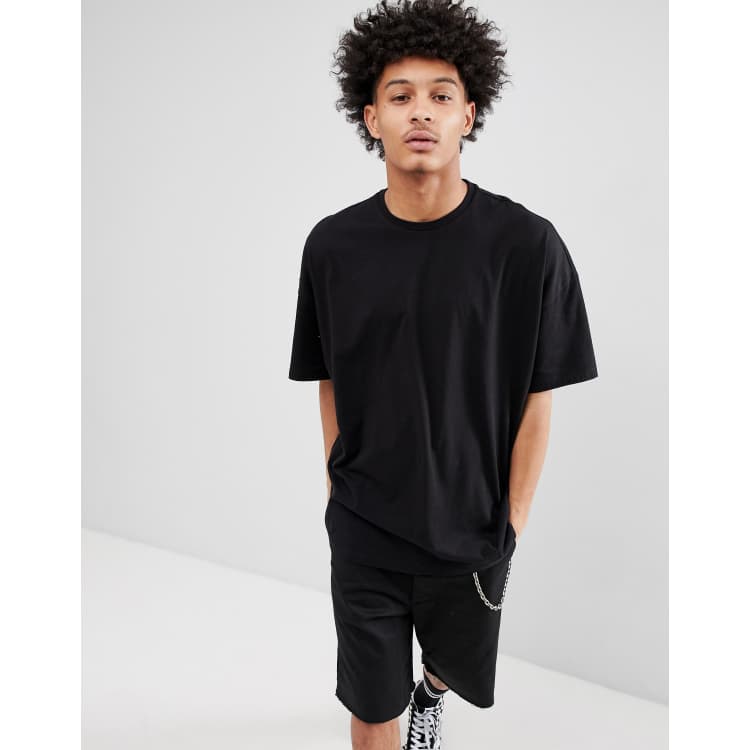 ASOS DESIGN oversized t-shirt in black | ASOS