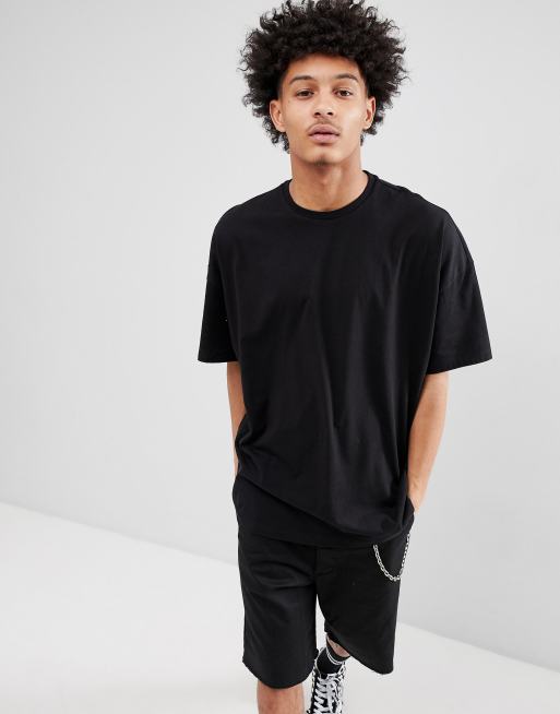 ASOS DESIGN oversized t-shirt in black | ASOS