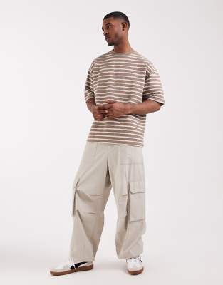 Asos Design Oversized T-shirt In Multi