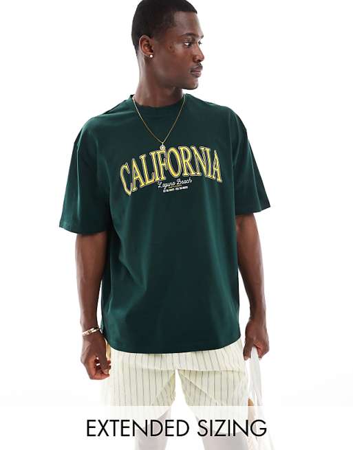 Jersey Top With Print, Khaki Green Jersey Top With Print, Khaki Green