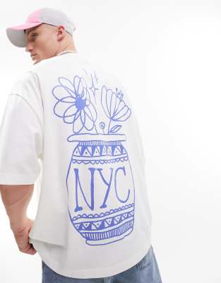 MLB NEW YORK YANKEES FLORAL GRAPHIC T-SHIRT