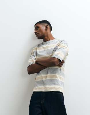 Asos Design Oversized T-shirt In Multi