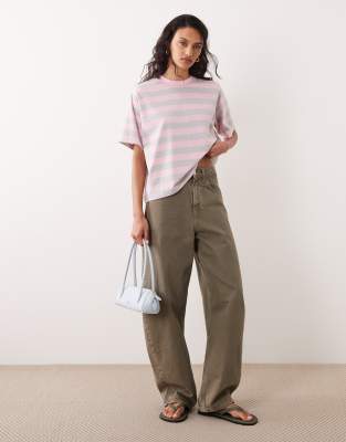 Asos Design Oversized T-shirt In Multi