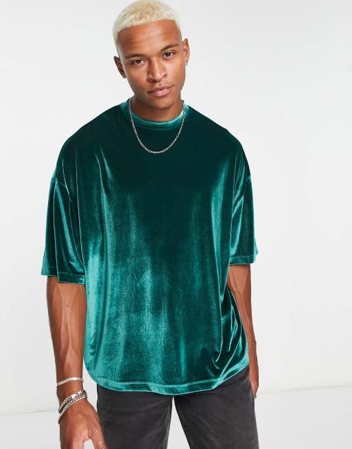 ASOS DESIGN oversized t-shirt with tiger print and japanese text embroidery