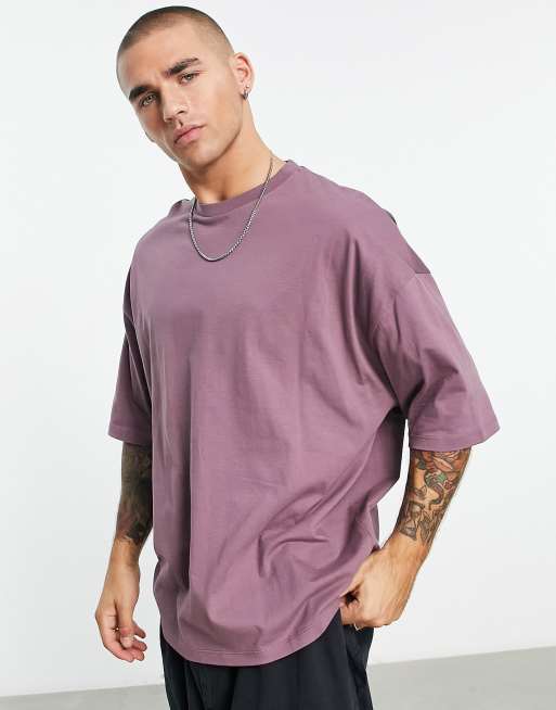 ASOS DESIGN - Oversized T-shirt in grijs