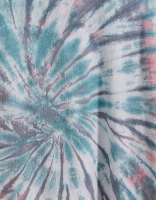 Spiral tye dye winter abstract black, white, and light blue only