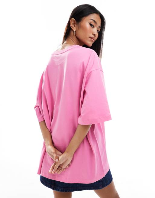 売れ筋商品|||ボス Tシャツ レディース トップス ELOGO - Print T-shirt - dark pink BOSS C_elogo_17 Women's T-Shirt, Medium Pink 668 : Amazon