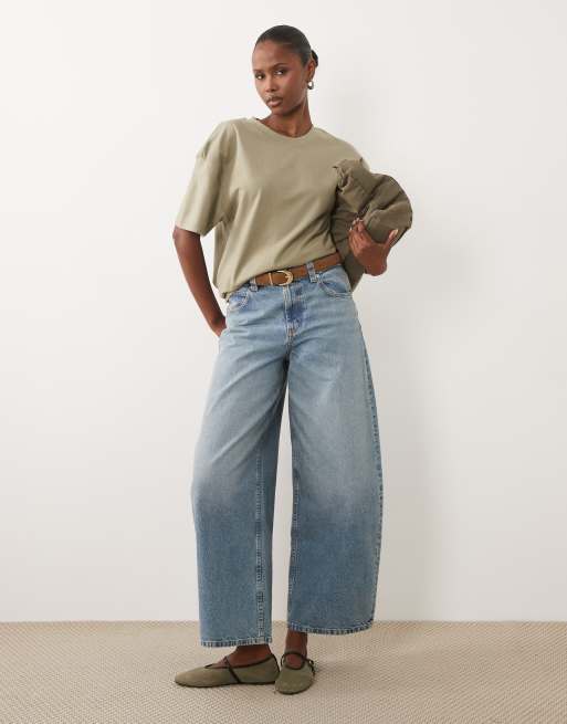 ASOS DESIGN oversized T-shirt in kaki, 3 van 4
