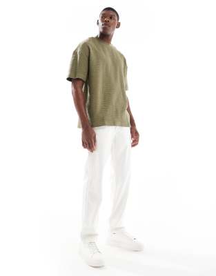Asos Design Oversized T-shirt In Green