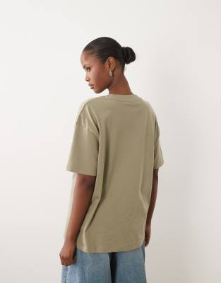 Asos Design Oversized T-shirt In Green