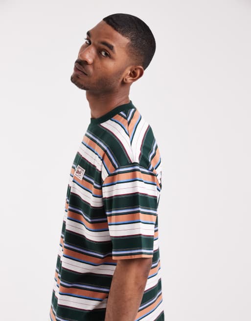 ASOS DESIGN oversized t-shirt in multicoloured stripe, 5 of 5