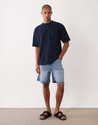 Asos Design Oversized T-shirt In Blue