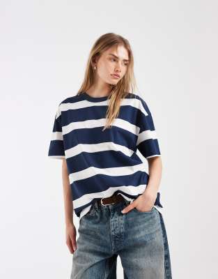 Asos Design Oversized T-shirt In Blue