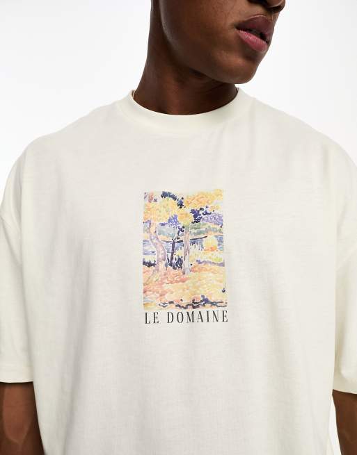 T shirt discount off white louvre