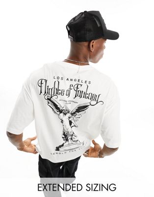 Oversized Los Angeles Back Graphic T-shirt