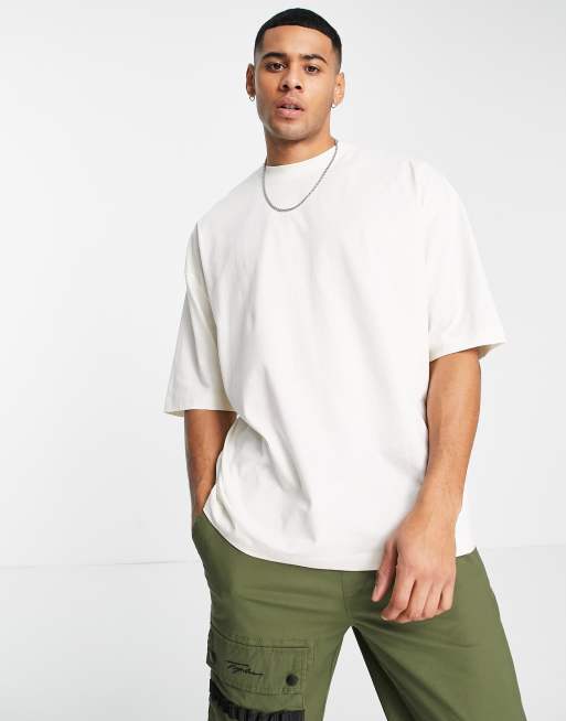 Udråbstegn Som svar på sektor ASOS DESIGN oversized t-shirt in off white with big berry back graphic  print | ASOS