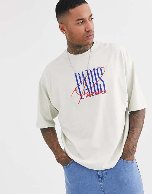 T-shirt with 2025 paris print