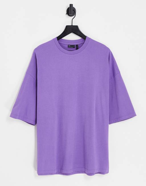 ASOS DESIGN Oversized T shirt in paars ASOS