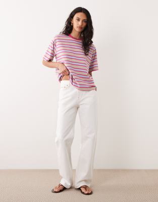 Asos Design Oversized T-shirt In Pink