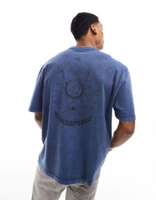 Asos Design Oversized T-shirt In Blue