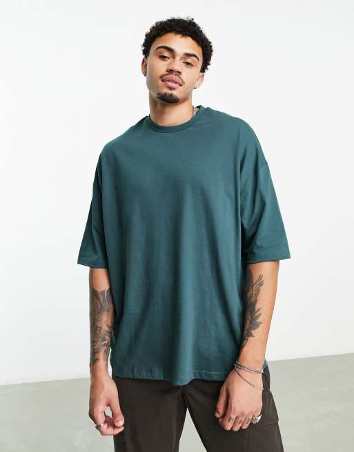 Vanvid radiator halt ASOS DESIGN oversized T-shirt in washed blue | ASOS