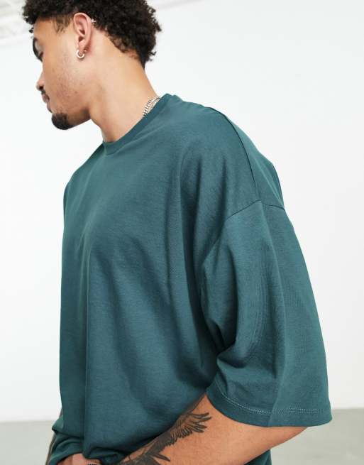 ASOS DESIGN oversized t-shirt in washed blue | ASOS