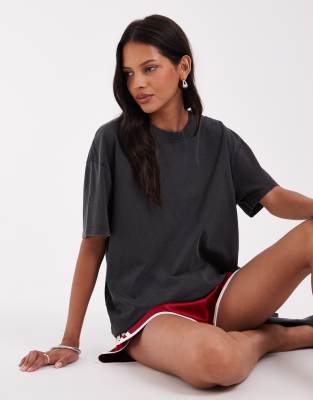 Asos Design Oversized T-shirt In Grey