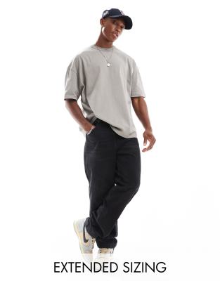 Asos Design Oversized T-shirt In Neutral