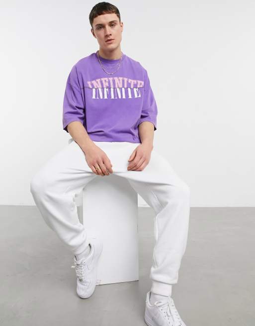 adidas Yoga Studio Oversized T-Shirt - Purple