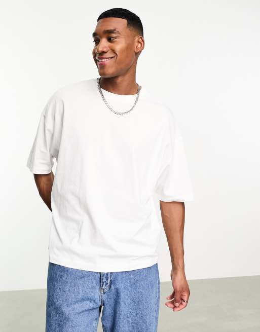 ASOS DESIGN oversized t-shirt in white with eagle back graphic | ASOS