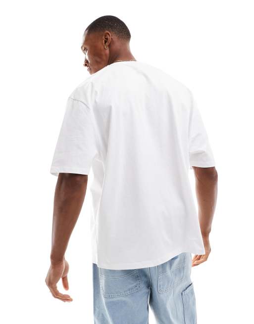 ASOS DESIGN oversized t-shirt in white with lemons front print, 2 of 4