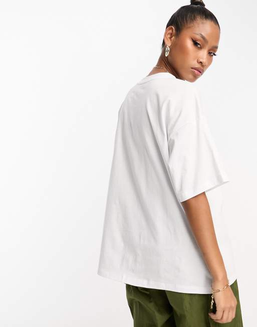 ASOS Design Oversized T-Shirt with Crew Neck in White - White