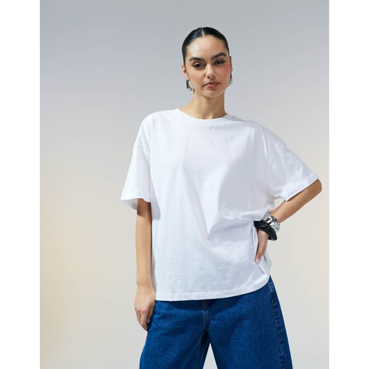 Oversized white best sale t shirt