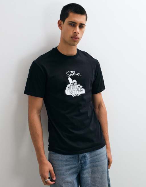 ASOS DESIGN oversized T-shirt med Halloween The Simpsons-print i sort, 2 af 5