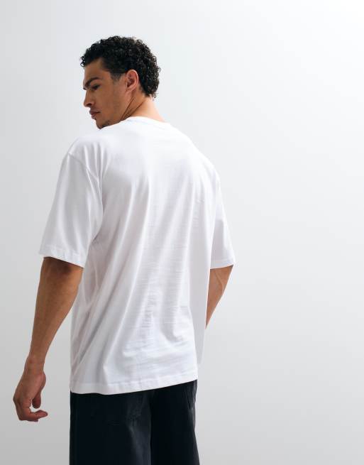 ASOS DESIGN oversized T-shirt med Japan-grafik i hvid, 5 af 5