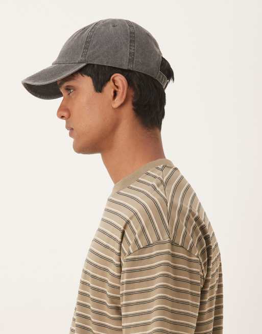 ASOS DESIGN - Oversized T-shirt med kakigrønne striber, 4 af 5