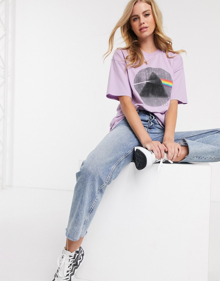 ASOS DESIGN - Oversized t-shirt med Pink Floyd-print i wash