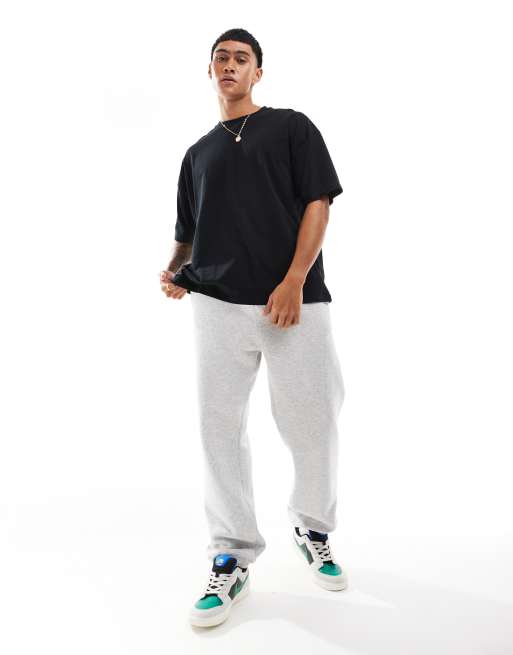 ASOS DESIGN - Oversized T-shirt med print på ryggen i sort i firkantet pasform, 4 af 4
