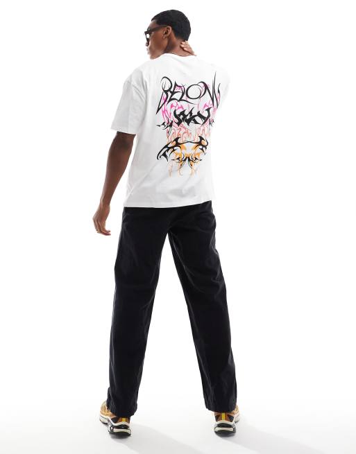 ASOS DESIGN - Oversized T-shirt med Y2K-print på brystet og ryggen, 4 af 4
