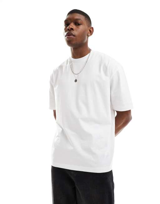 ASOS DESIGN - Oversized T-shirt met cowboyprint op de achterkant in zwart, 4 van 4