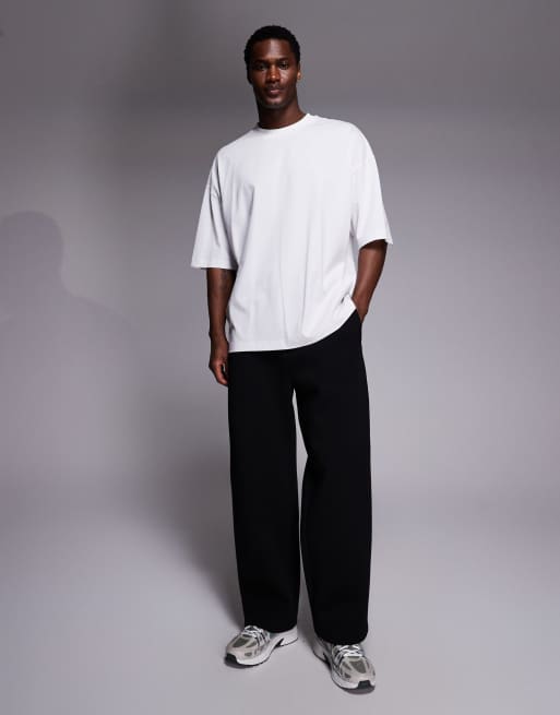 ASOS DESIGN - Oversized T-shirt met grafische Italia- en autoprint in wit, 2 van 5
