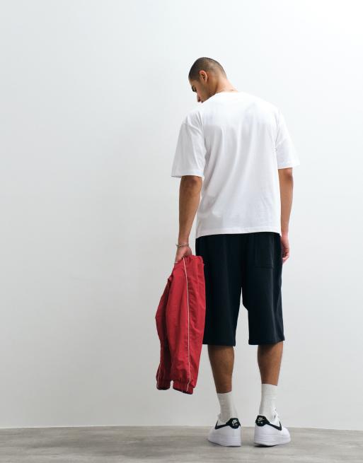 ASOS DESIGN Oversized T-shirt met grafische Paraiso-print op de voorkant in wit, 5 van 5