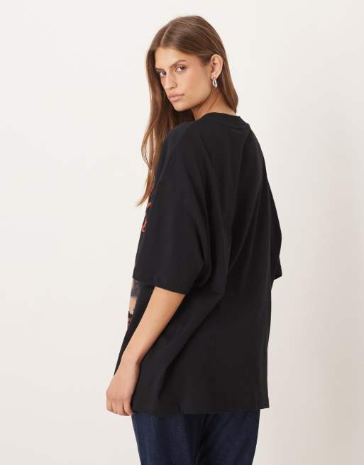 ASOS DESIGN - Oversized T-shirt met grafische vintage Mojito-print in crème, 3 van 4